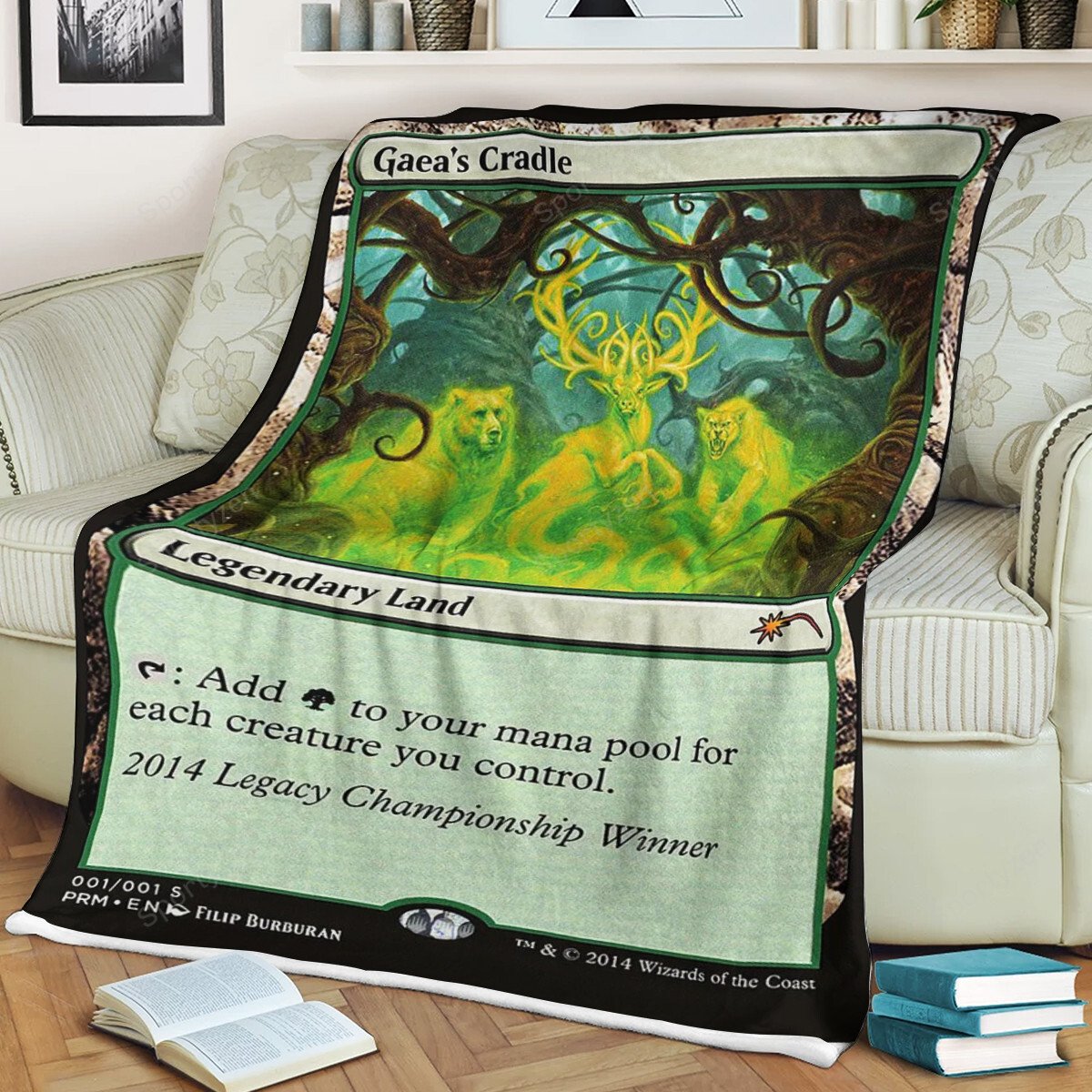 Game MTG Gaea's Cradle blanket