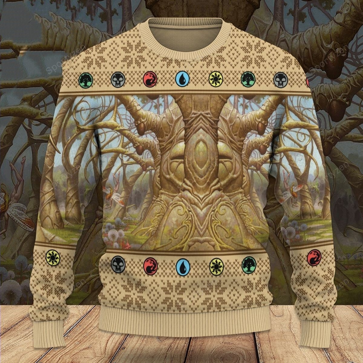 [ COOL ] Game MTG Gaea’s Cradle christmas sweater – Saleoff 151221