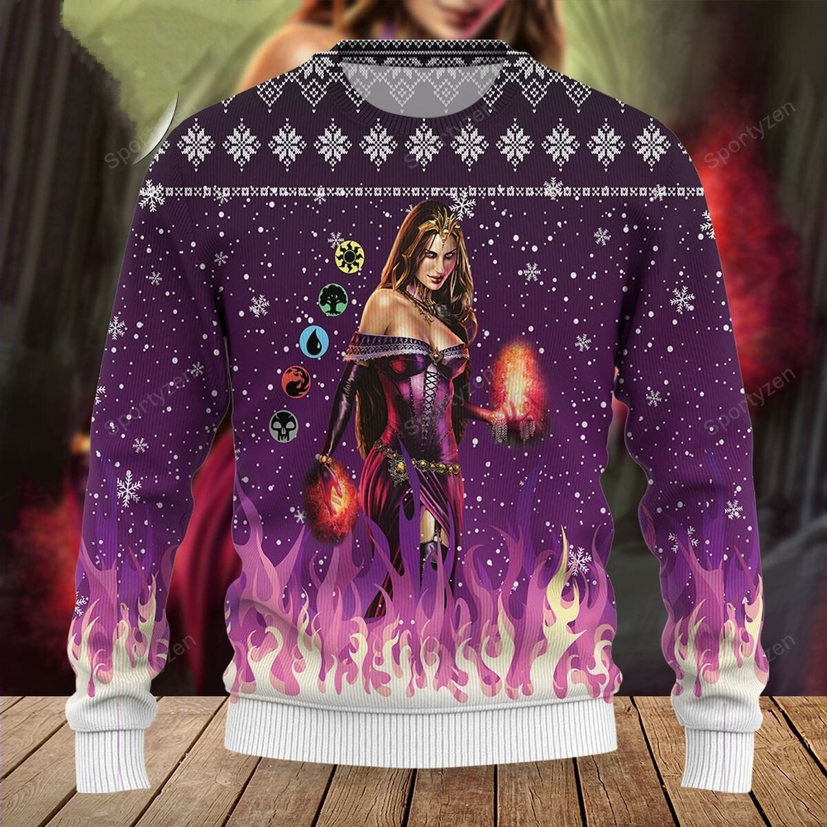 Game MTG Liliana of the Veil christmas sweater