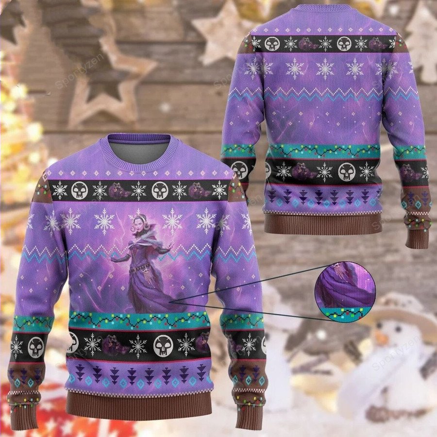 [ COOL ] Game MTG Liliana the Last Hope christmas sweater – Saleoff 151221