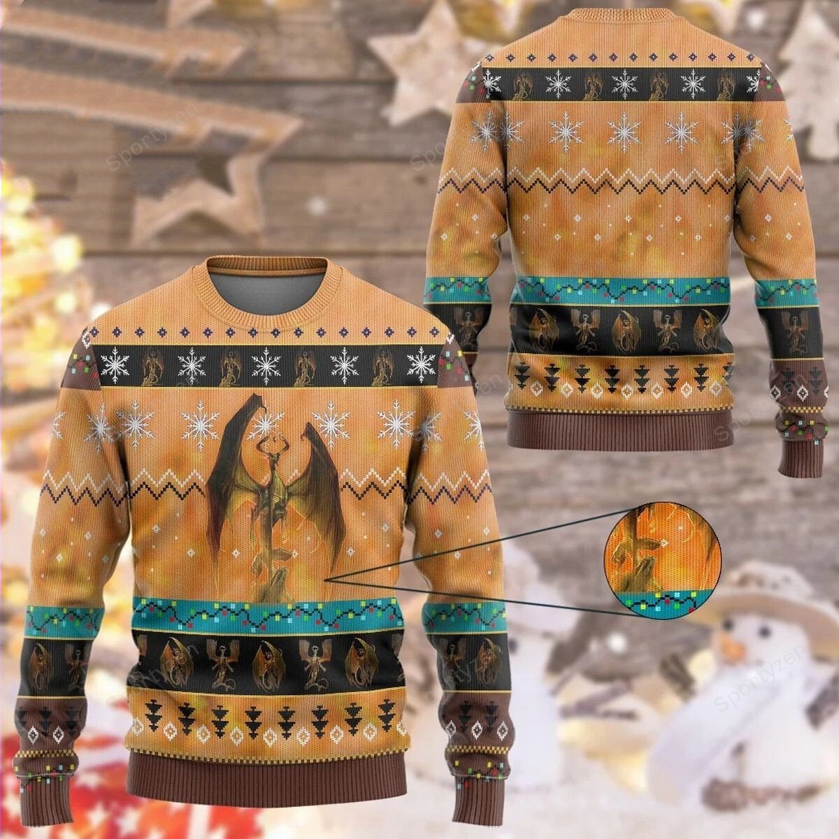 [ COOL ] Game MTG Nicol Bolas christmas sweater – Saleoff 151221