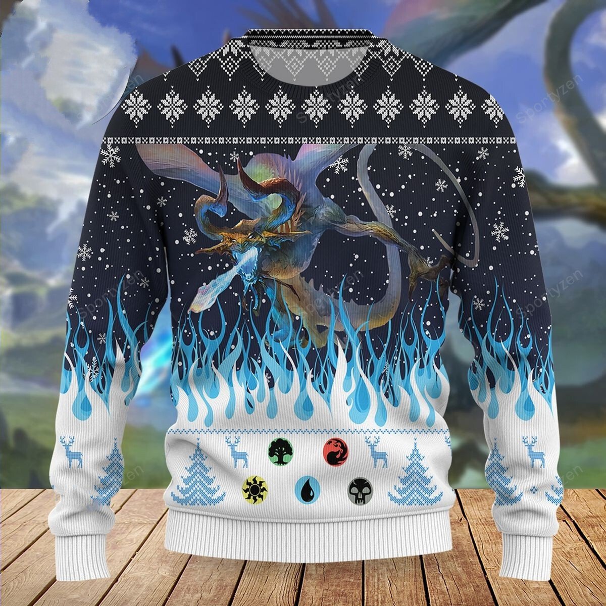 Game MTG Nicol Bolas the Ravager christmas sweater