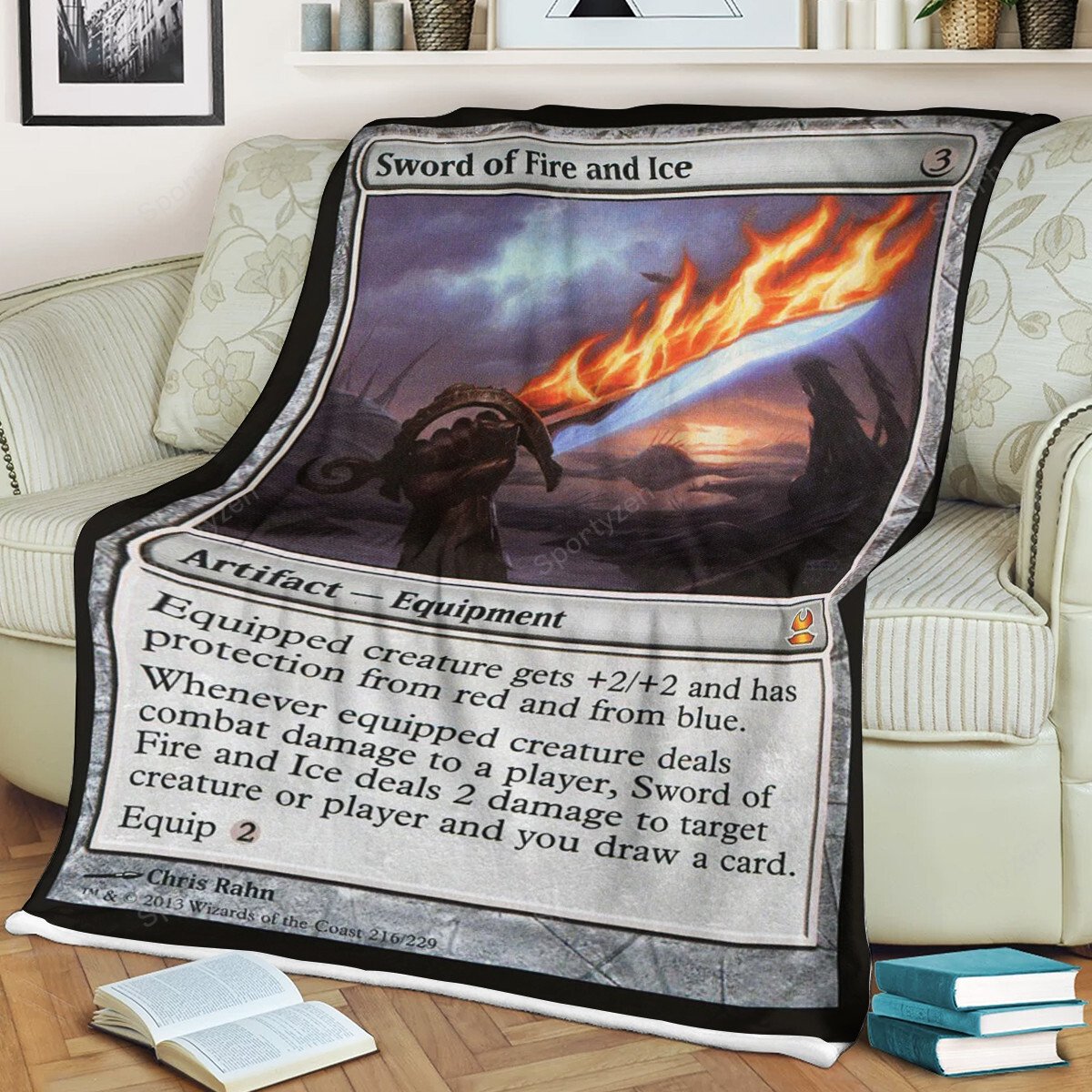 Game MTG Sword of Fire and Ice blanket – Saleoff 161221