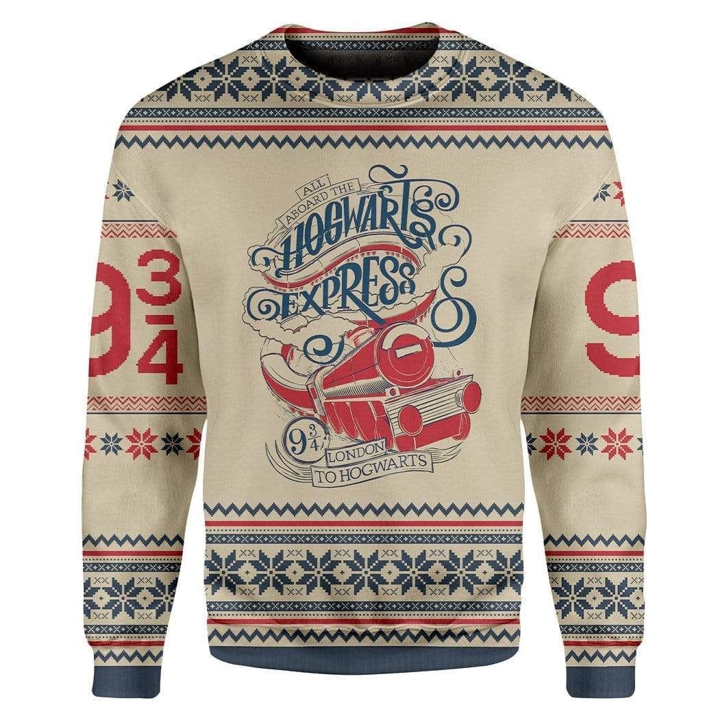 [100K SOLD] Harry Potter Hogwarts Express christmas sweater jumper – Saleoff 071221