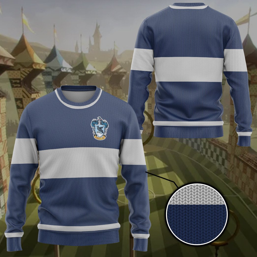 Harry Potter Ravenclaw Quidditch custom ugly sweater
