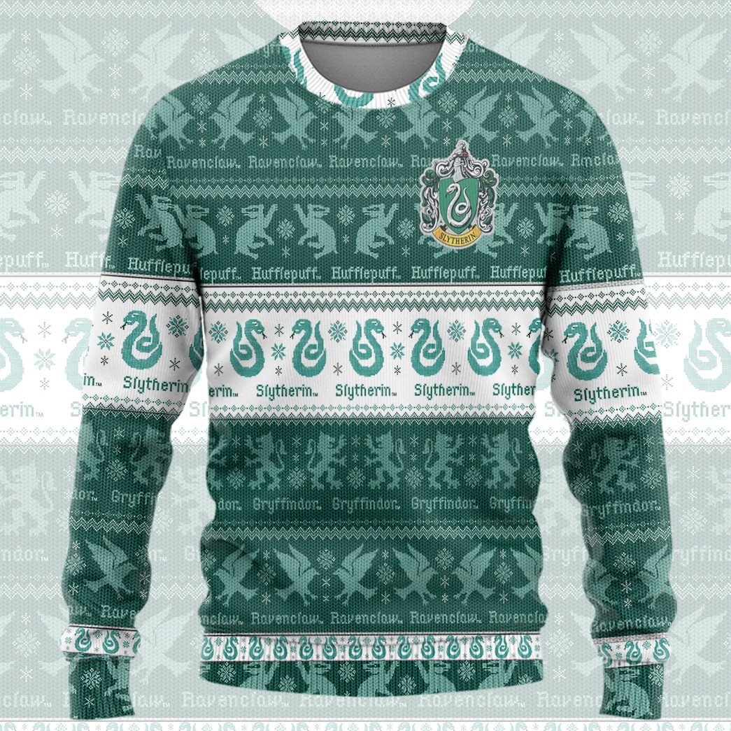 Harry Potter Slytherin Quidditch ugly sweater