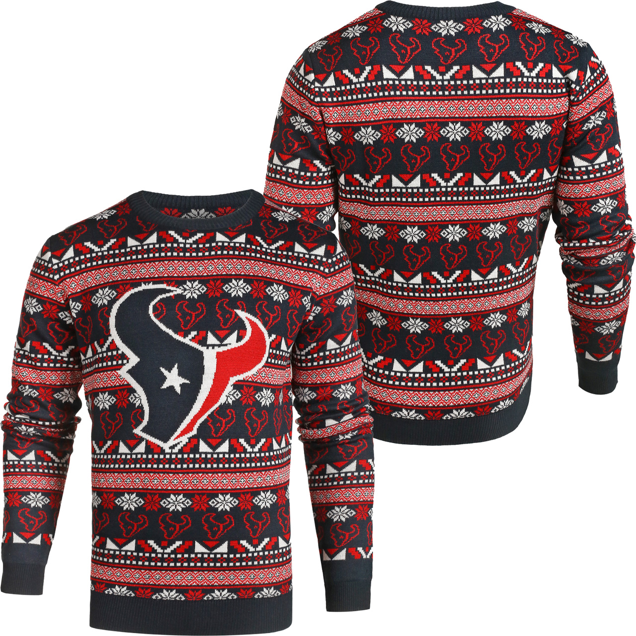 Houston Texans Aztec NFL Ugly Sweater