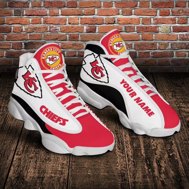 Kansas City Chiefs NFL custom name Air Jordan 13 shoes – Saleoff 241221