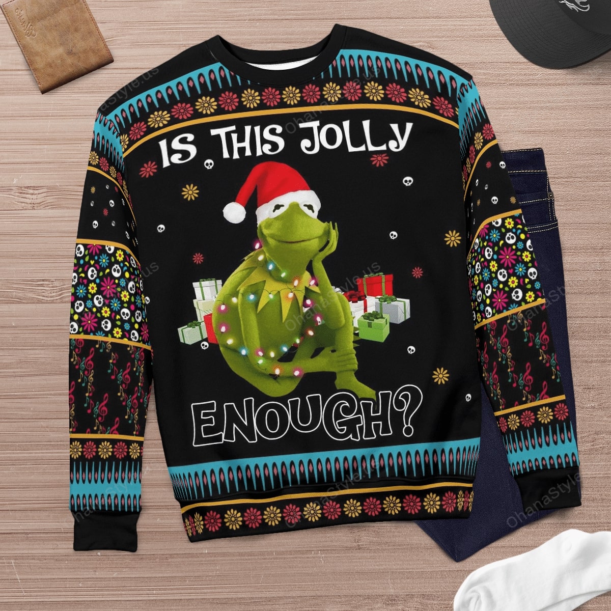 [ Amazing ] Kermit the Frog muppet Is this jolly enough christmas sweater – Saleoff 031221