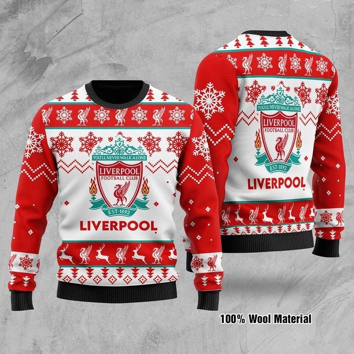 [ COOL ] Liverpool FC christmas wool sweater – Saleoff 251221