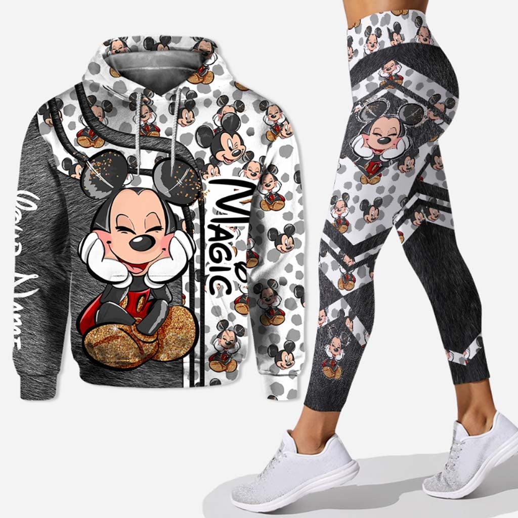 Magic Mickey mouse personalized hoodie and leggings