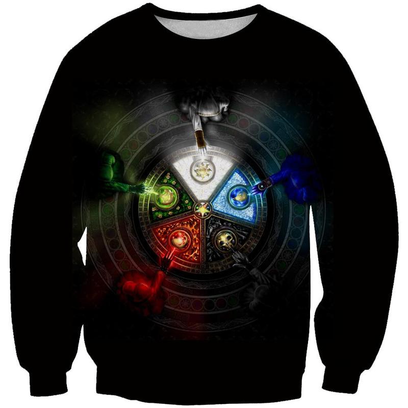 [ COOL ] Magic the Gathering Five Mana Color christmas sweater – Saleoff 151221