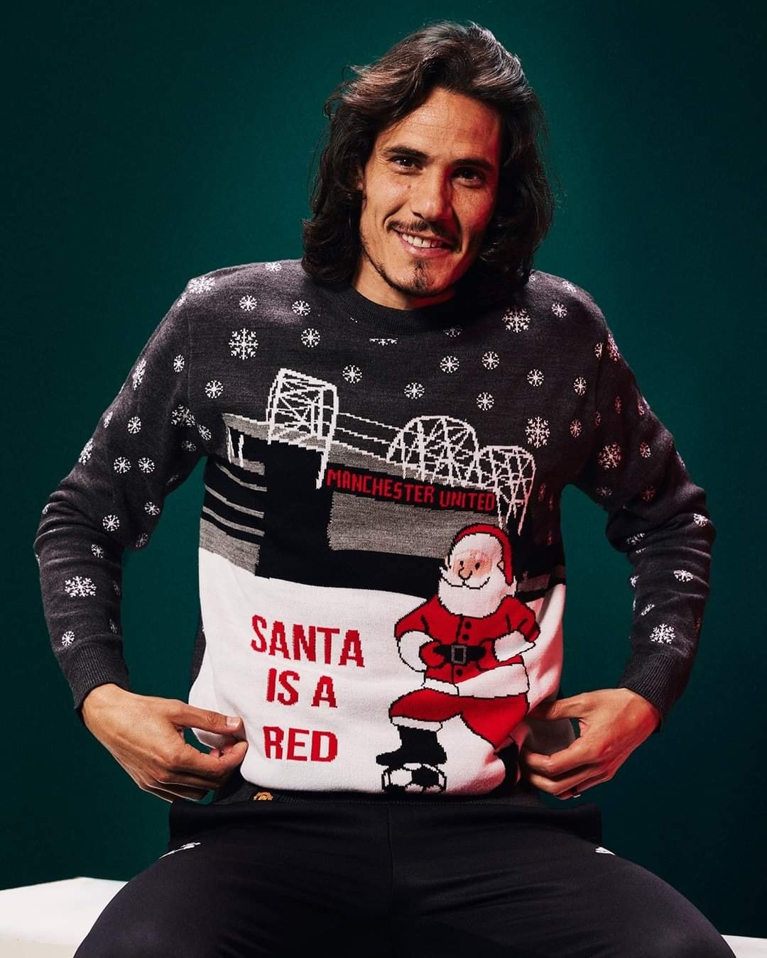 [HOT] Manchester United Cavani Santa is a Red ugly christmas sweater – Saleoff 111221
