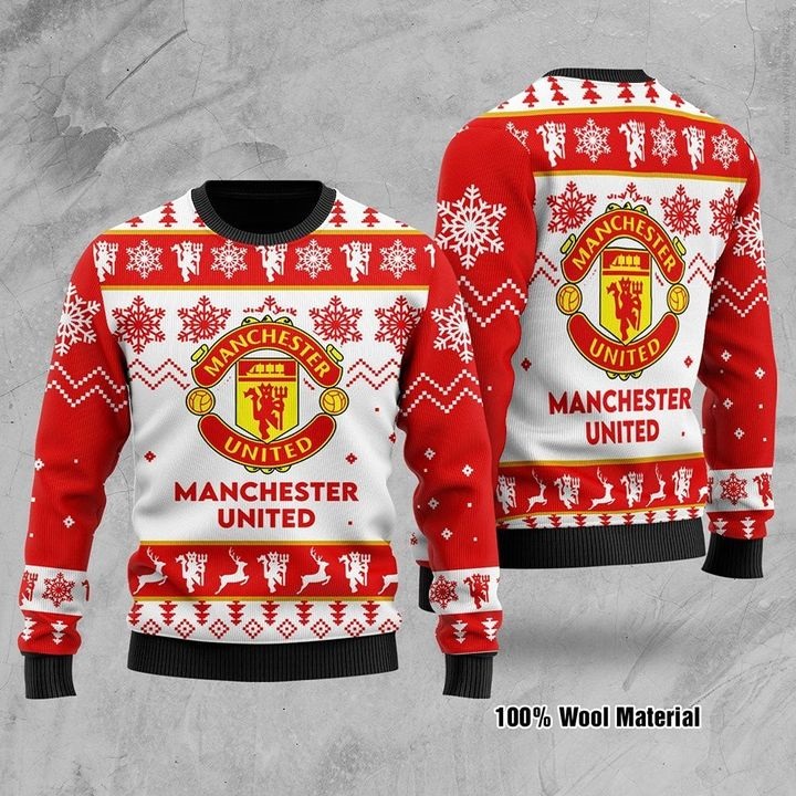 [ COOL ] Manchester United FC christmas wool sweater – Saleoff 251221