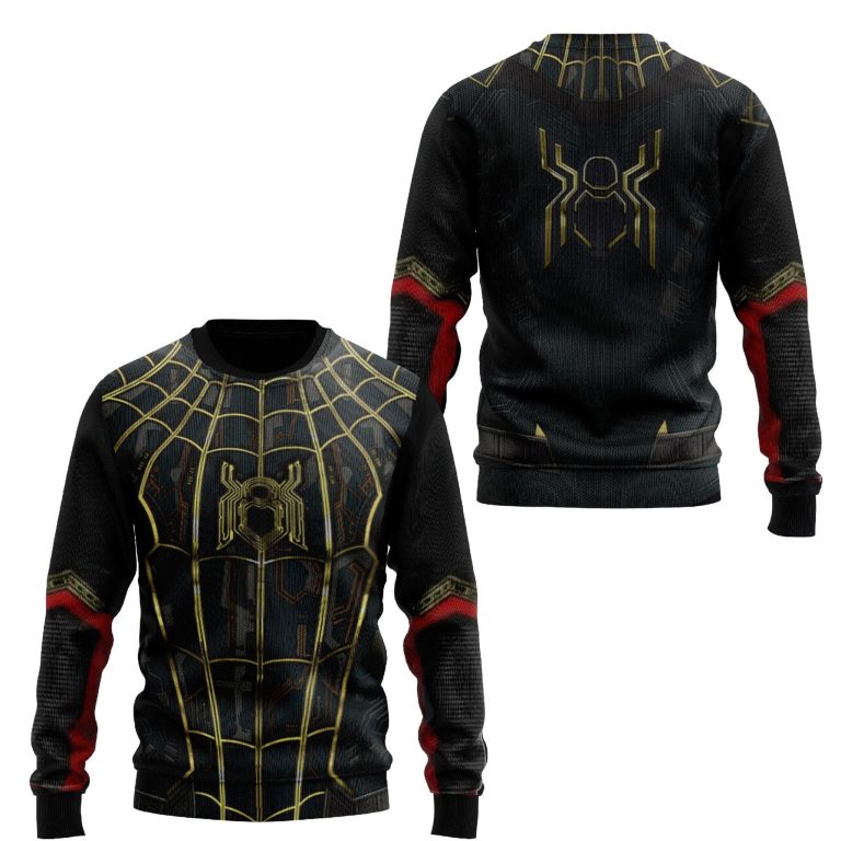 Marvel Spider man black 3d sweatshirt