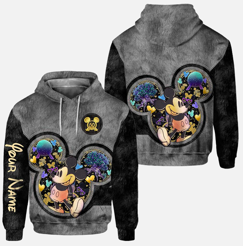 Mickey mouse 50 years of magic personalized hoodie and leggings