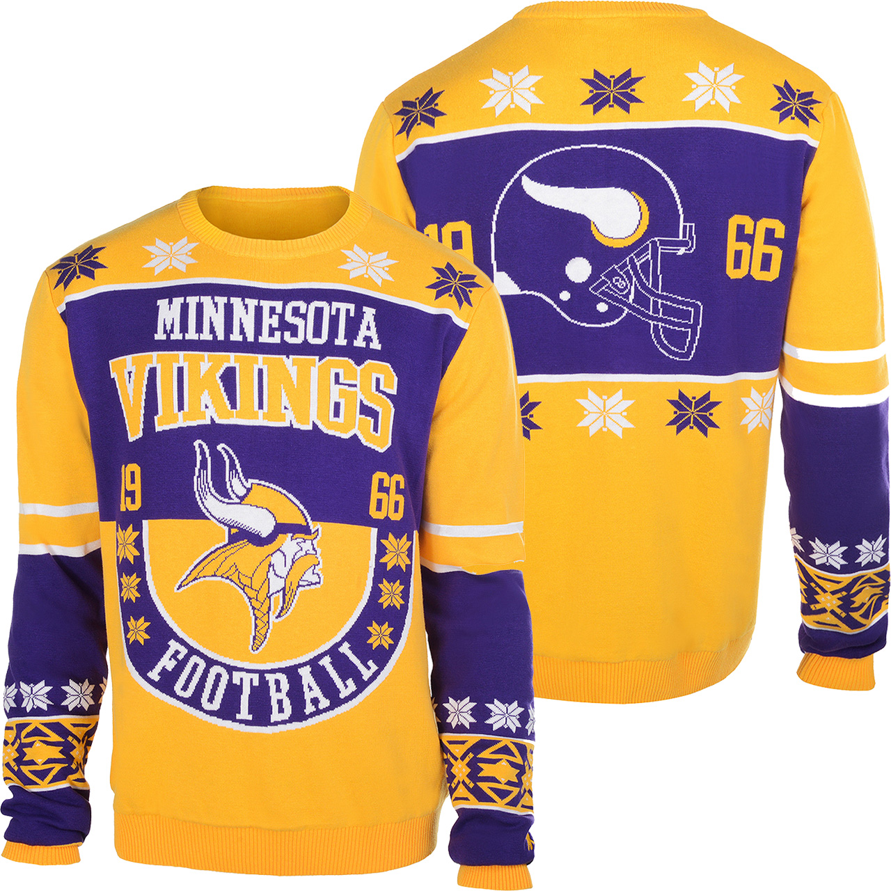 Minnesota Vikings NFL Retro Cotton Sweater