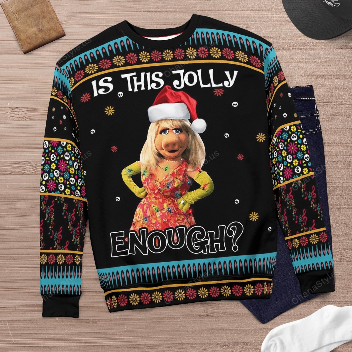 [ Amazing ] Miss Piggy muppet Is this jolly enough christmas sweater – Saleoff 031221