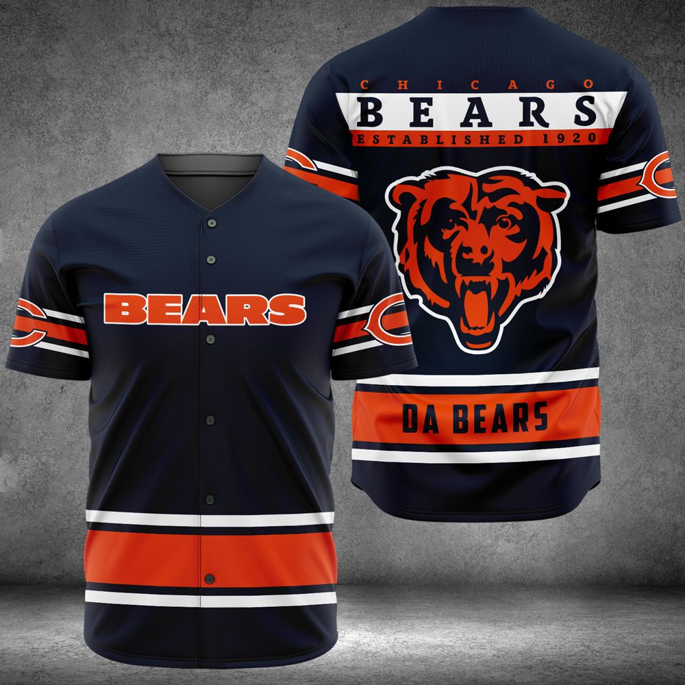 NFL Chicago Bear established 1920 baseball jersey shirt – Saleoff 251221