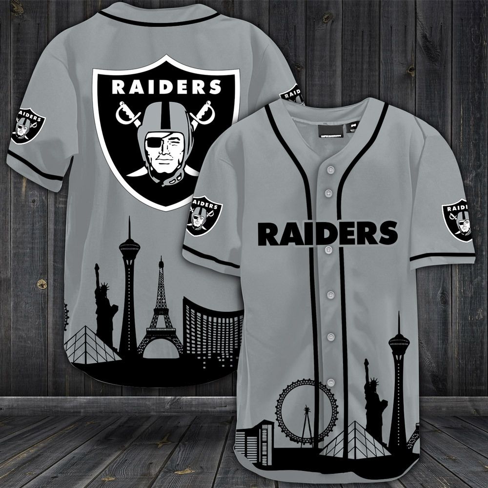 NFL Las Vegas Raiders baseball jersey shirt – Saleoff 251221