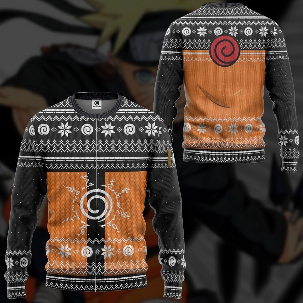 [ COOL ] Naruto Shippuden ugly christmas sweater – Saleoff 091221