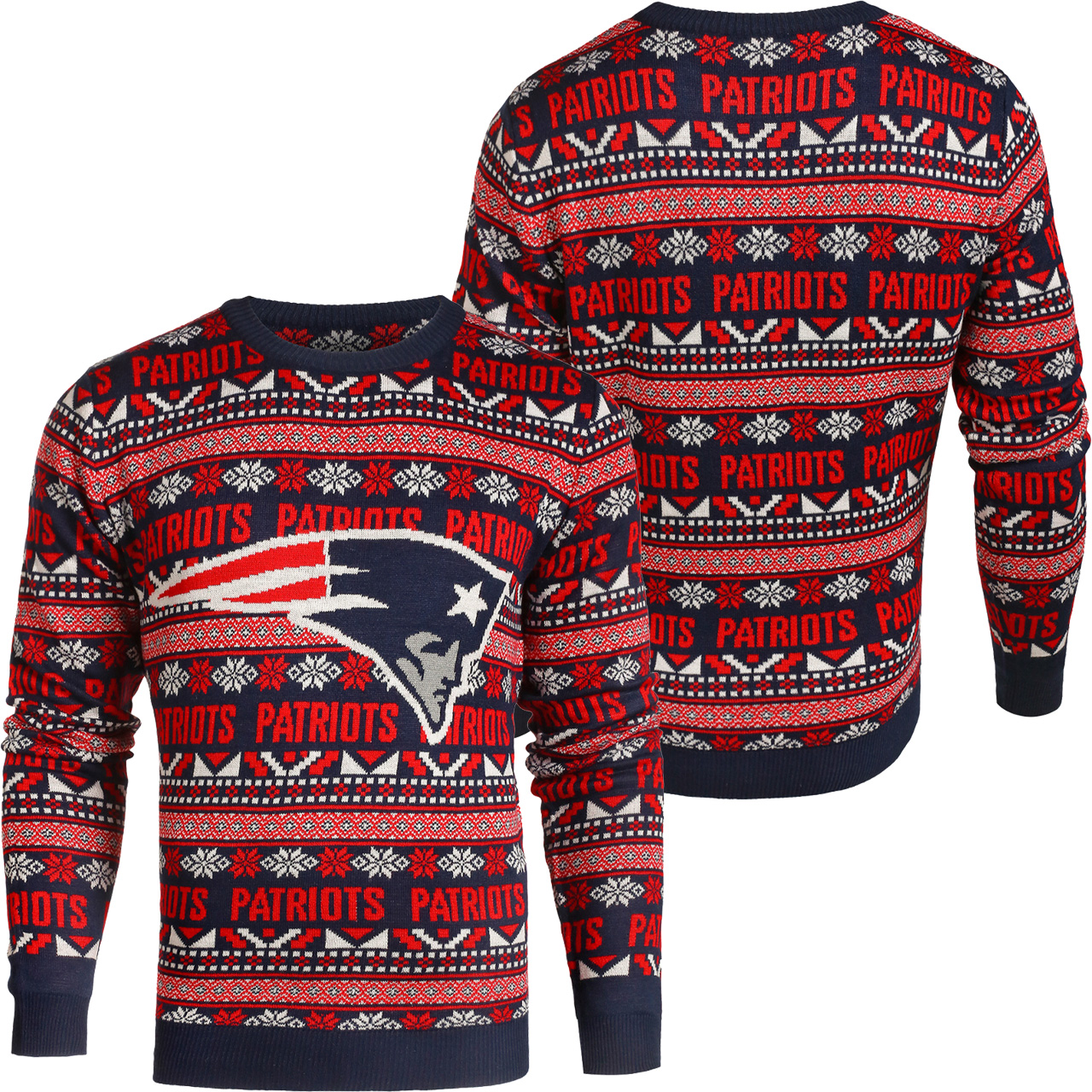 New England Patriots Aztec NFL Ugly Sweater