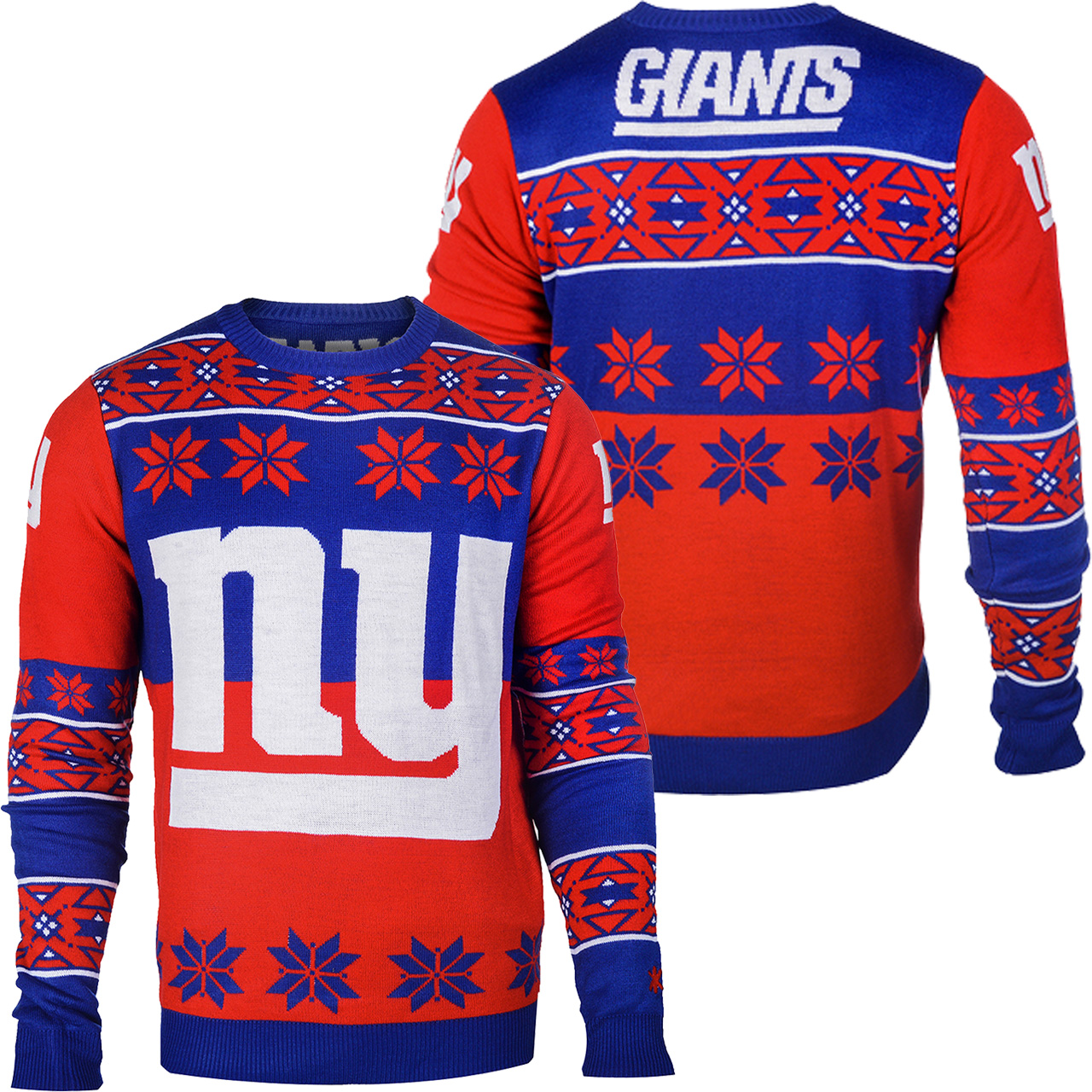 New York Giants Big Logo NFL Ugly Sweater