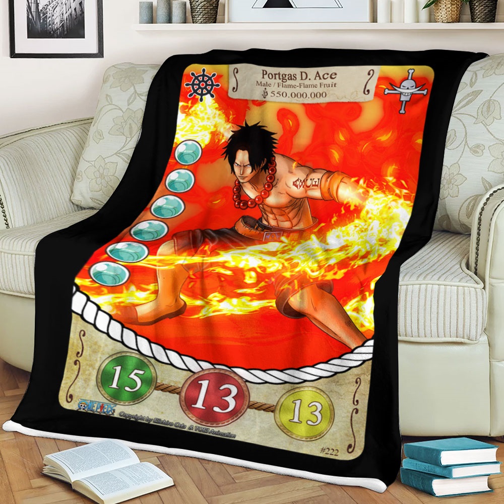 One Piece Ace Blanket