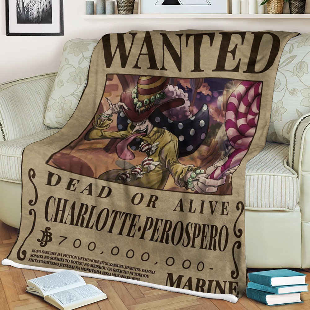 One Piece Charlotte Perospero Soft Blanket