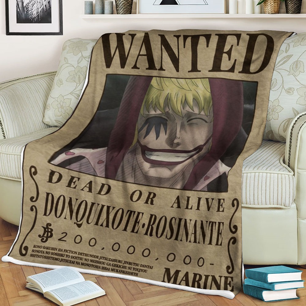 One Piece Donquixote Rosinante Blanket