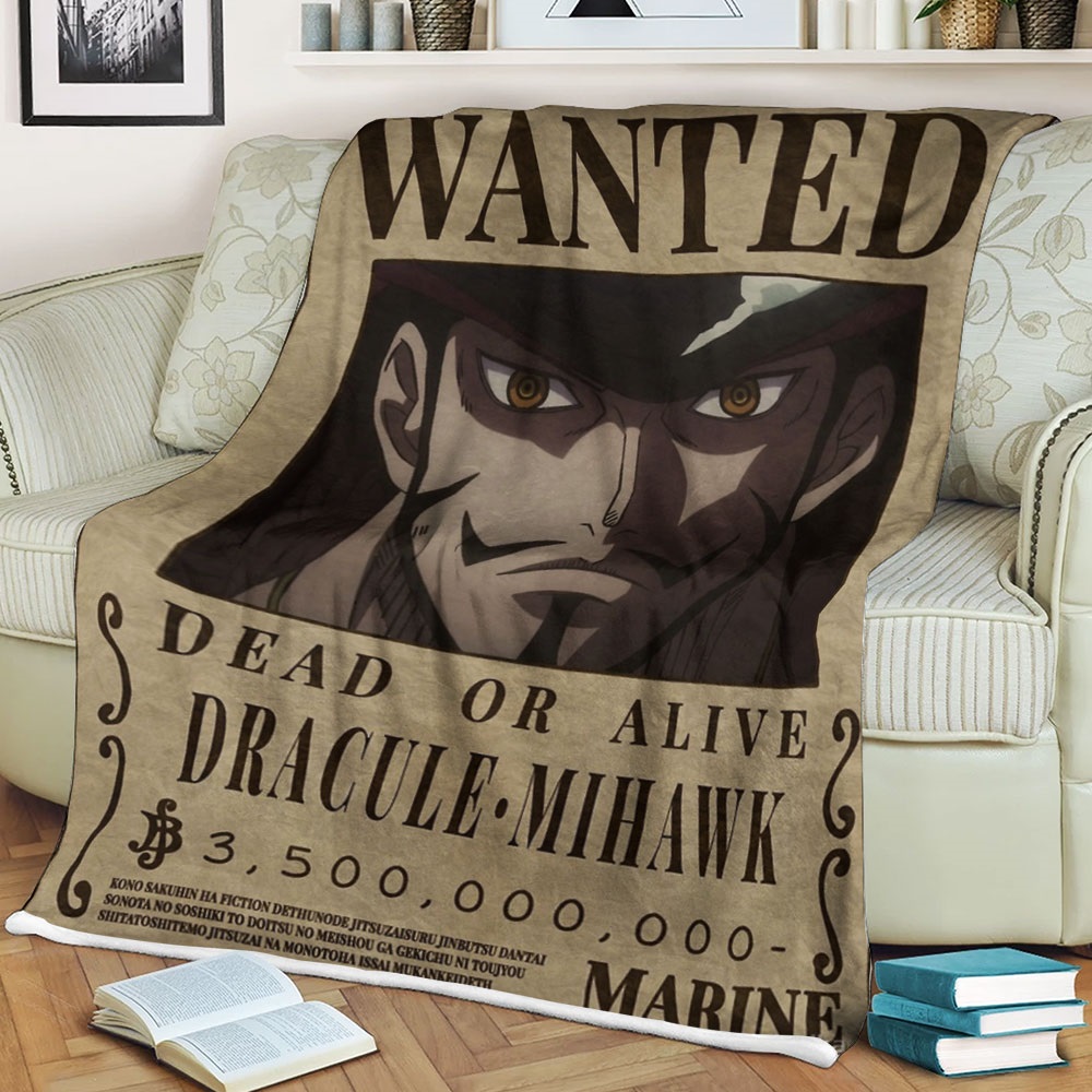 One Piece Dracule Mihawk Soft Blanket – Saleoff 011221