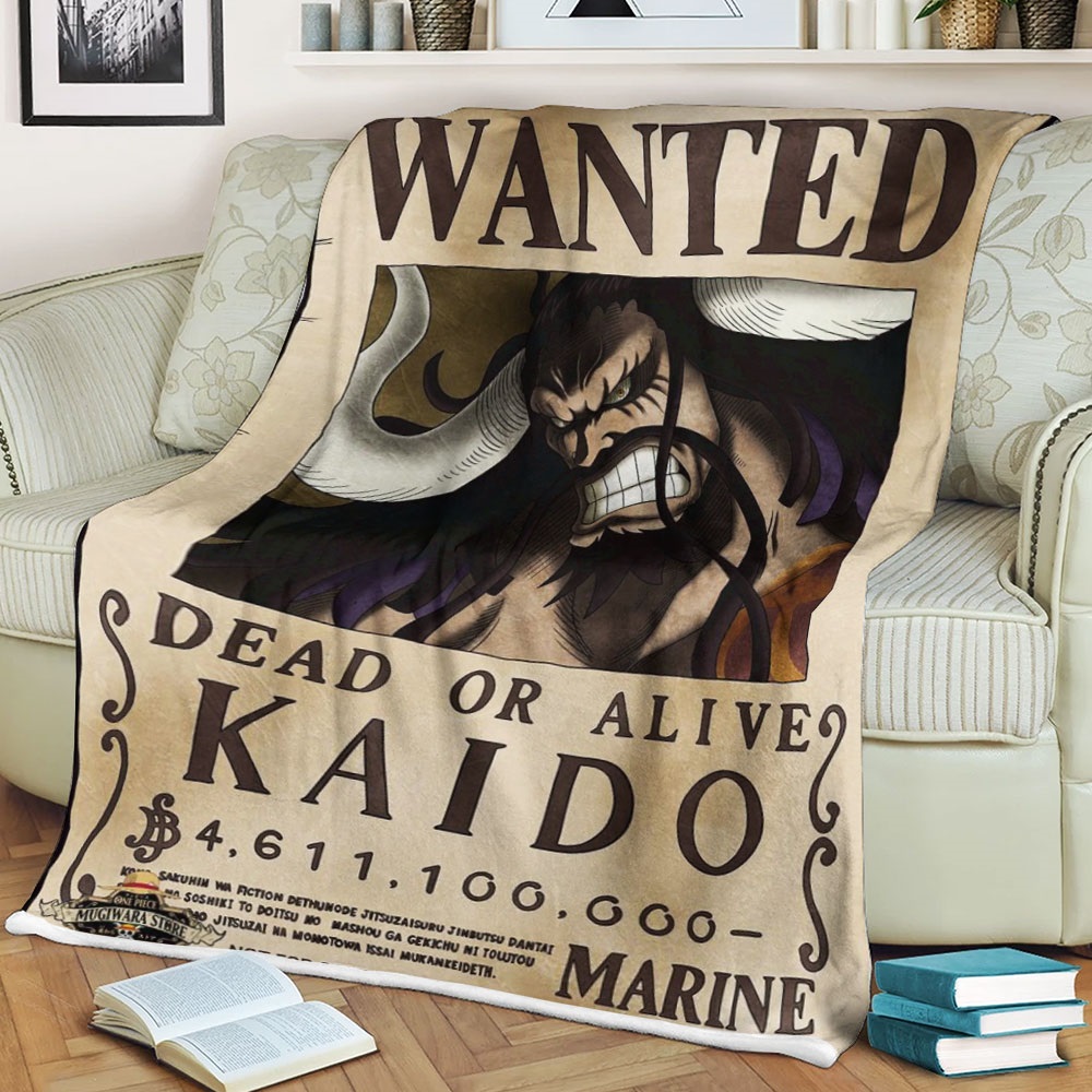 One Piece Kaido Soft Blanket