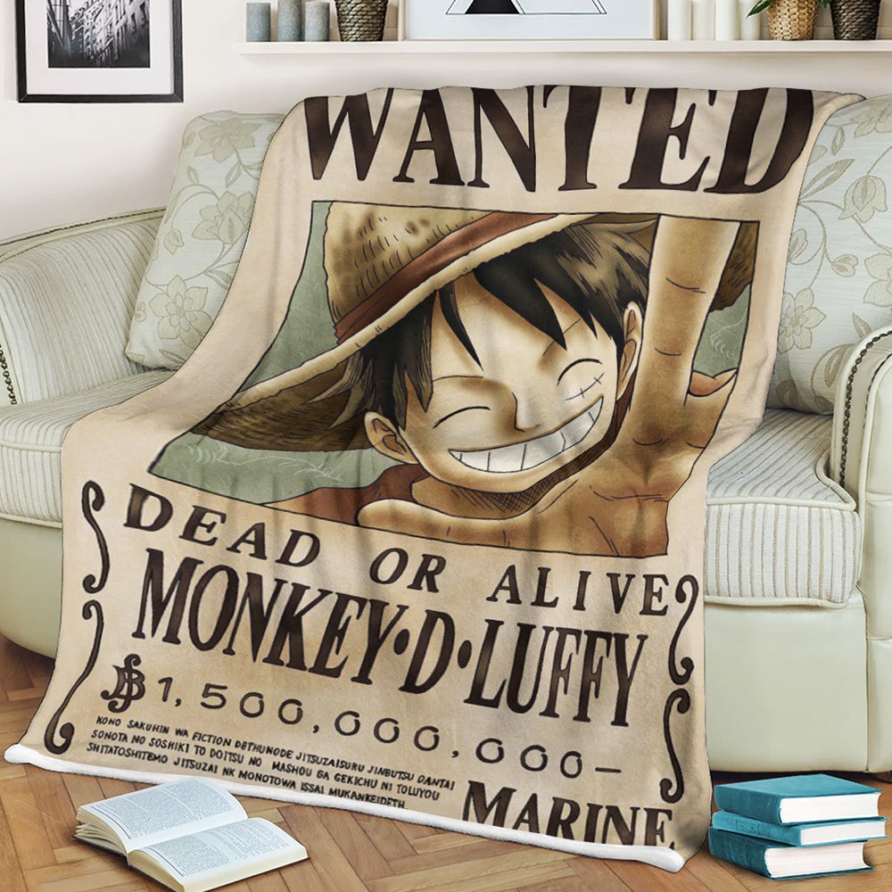 Monkey D Luffy One Piece Blanket