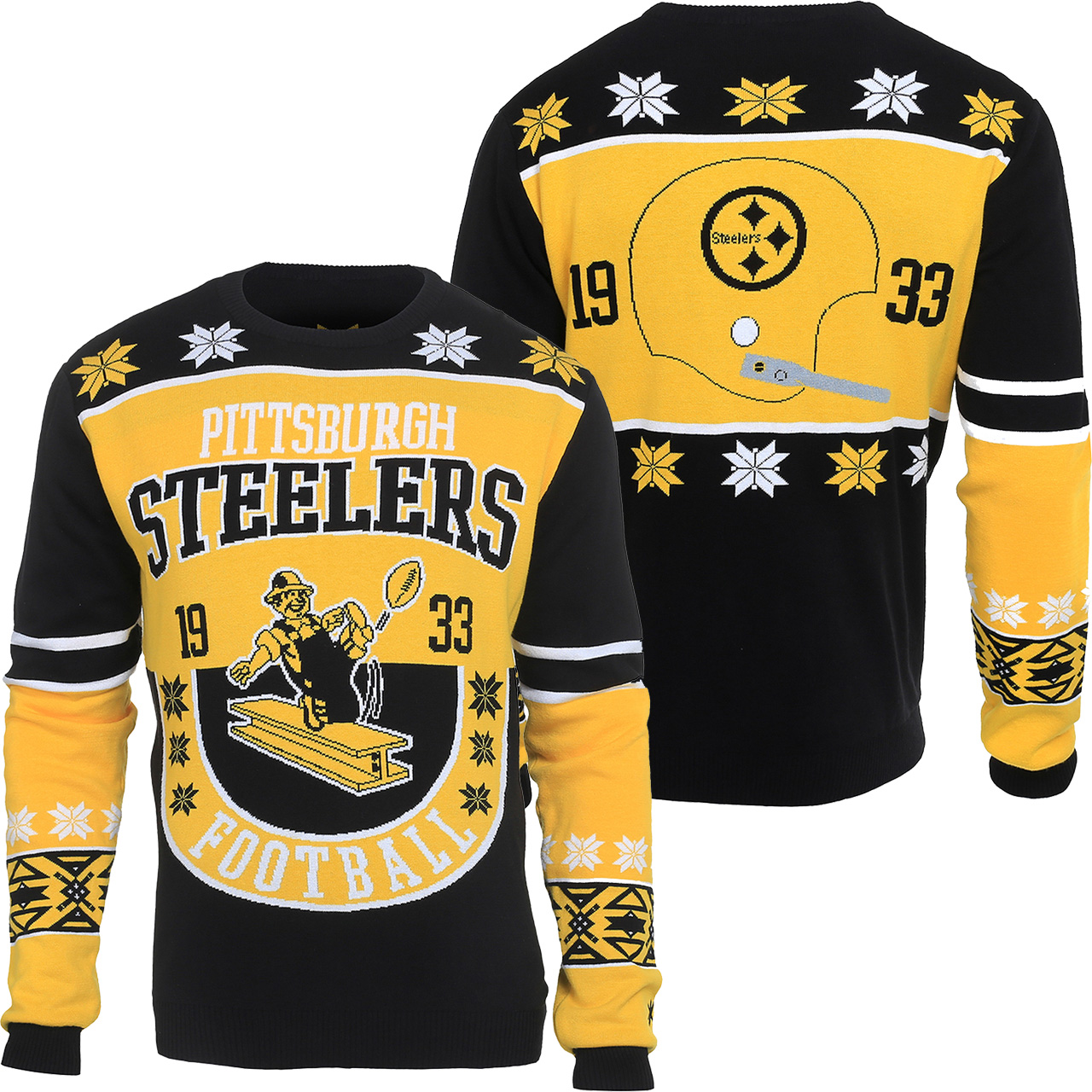 Pittsburgh Steelers NFL Retro Cotton Sweater