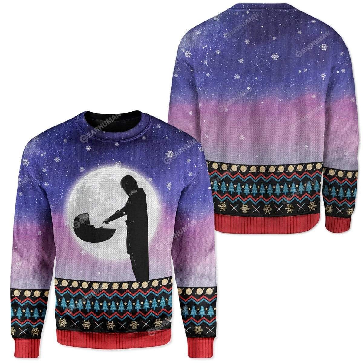 [ COOL ] Star Wars Mando and baby ugly christmas sweater – Saleoff 091221