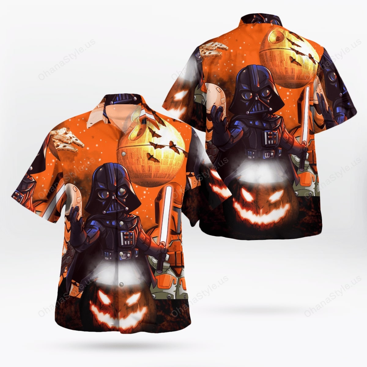 Star-oween Star Wars halloween hawaiian shirt