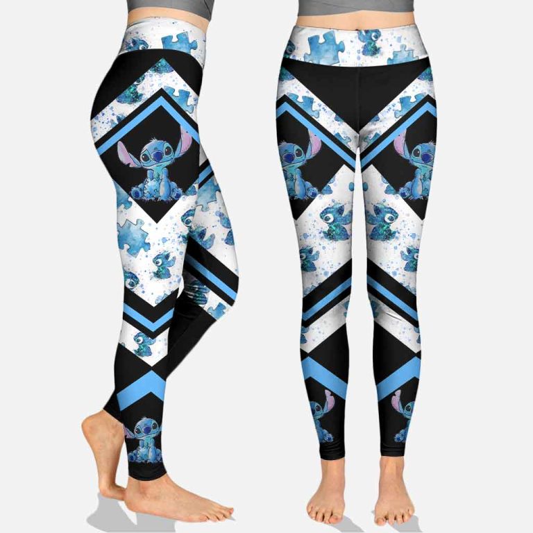 Stitch Be you the world will adjust personalized leggings