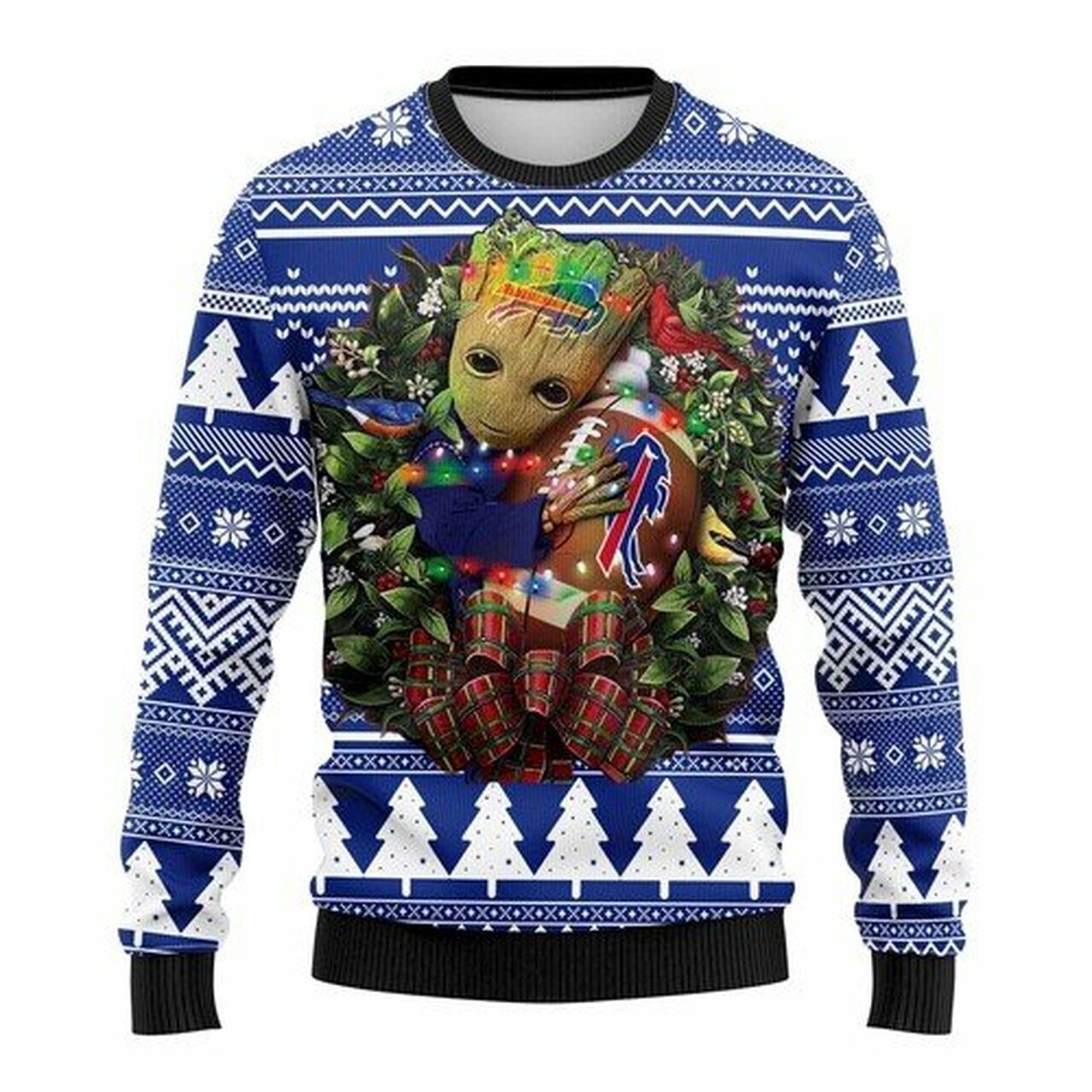 NFL Buffalo Bills Groot hug ugly christmas sweater