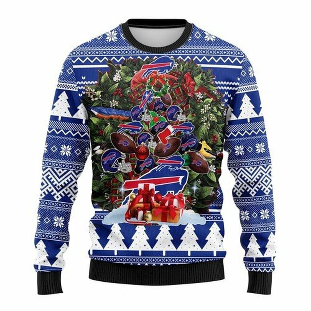 [ COOL ] NFL Buffalo Bills christmas tree ugly sweater – Saleoff 301221