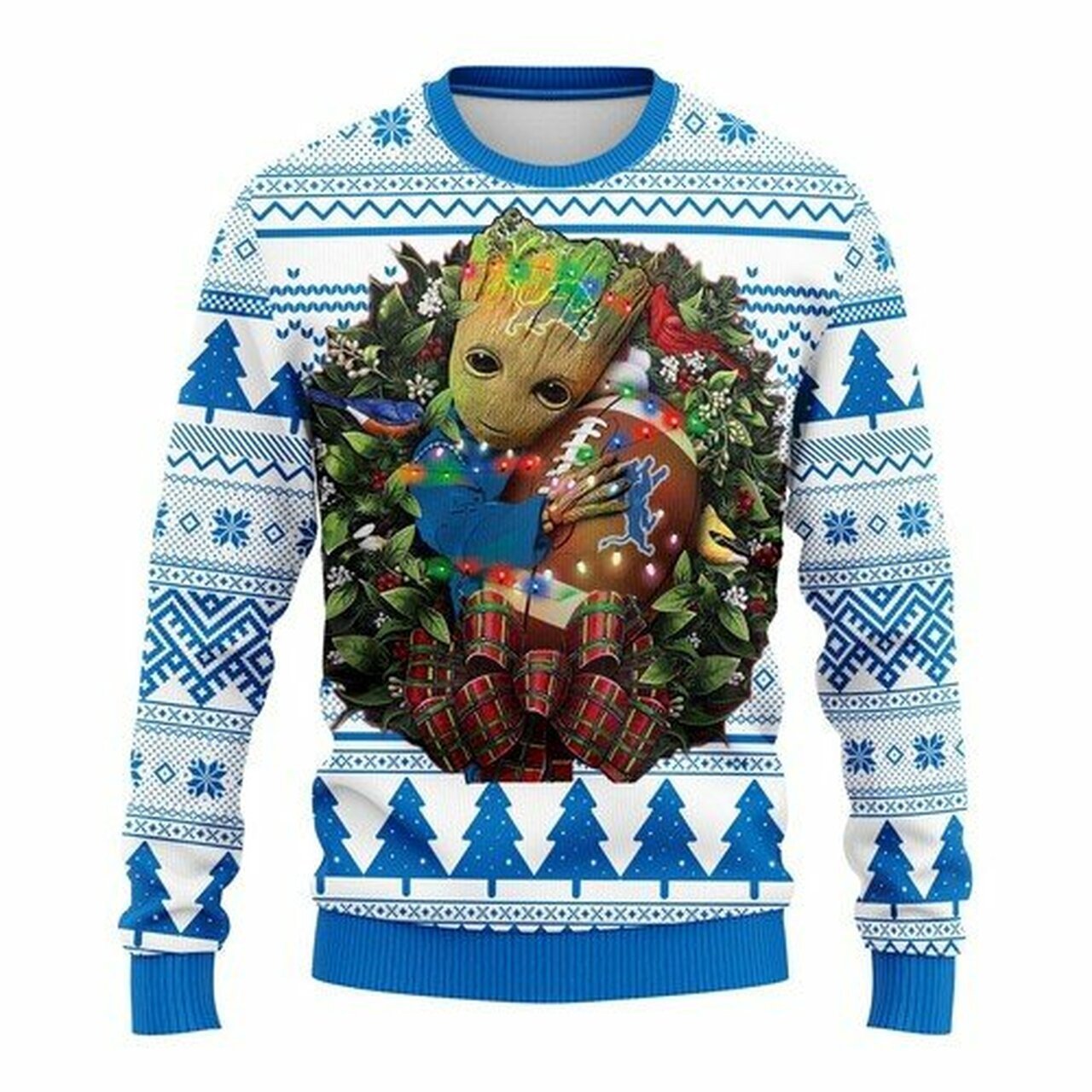[ COOL ] NFL Detroit Lions Groot hug ugly christmas sweater – Saleoff 311221