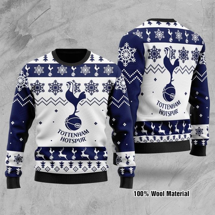 [ COOL ] Tottenham Hotspur FC christmas wool sweater – Saleoff 251221