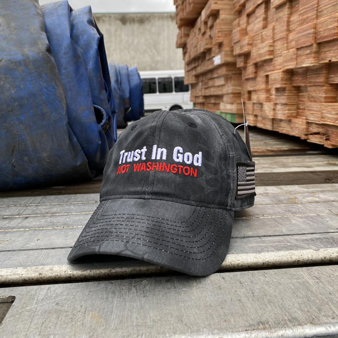 Trust In God Not Washington Cap Hat – Saleoff 171221