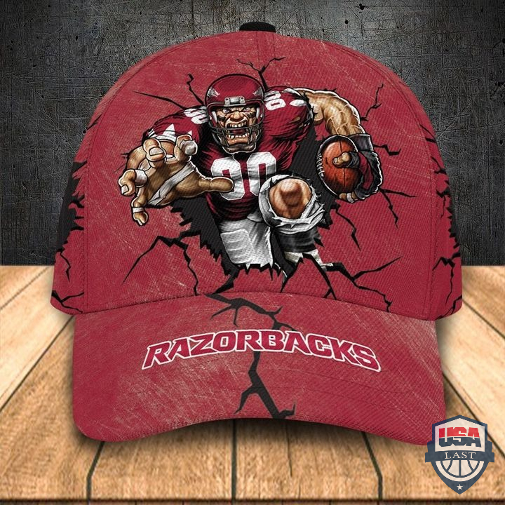 Arkansas Razorbacks NCAA Mascot Custom Name Sport Cap – Hothot 240122