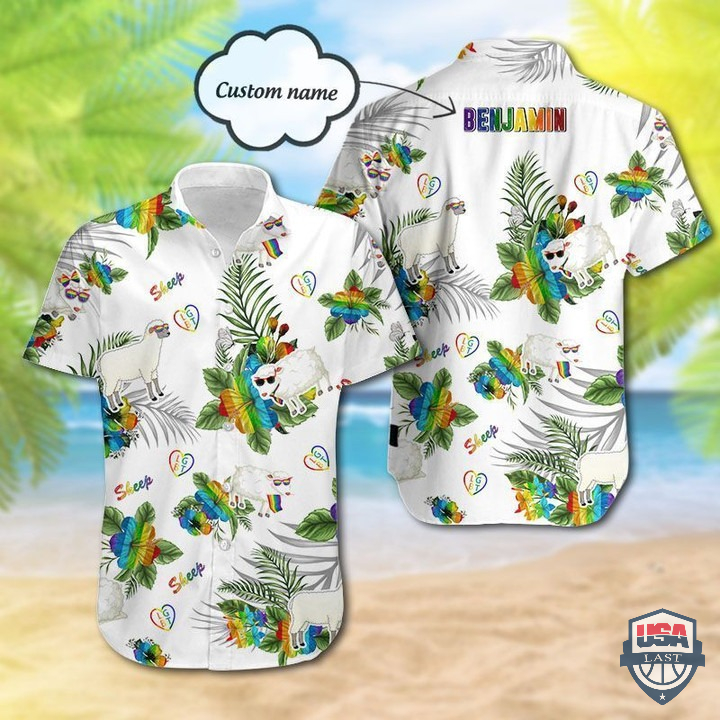 Sheep LGBT Custom Name Hawaiian Shirt – Hothot 080122