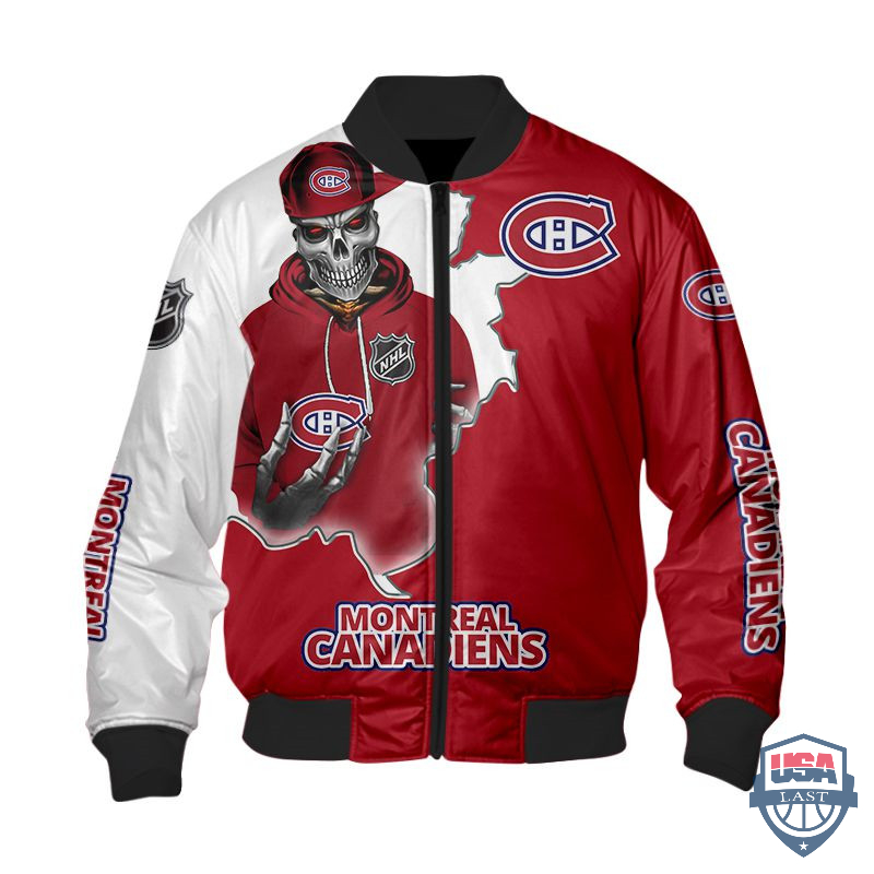 NHL Montreal Canadiens Death Skull Bomber Jacket – Hothot 260122