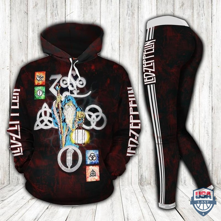 Led Zeppelin All Over Print Hoodie And Legging – Hothot 040122