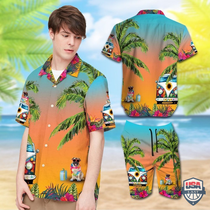 Pug Aloha Hawaiian Shirt And Shorts – Hothot 080122