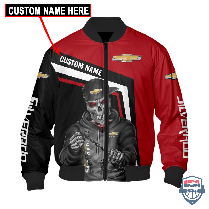 Chevrolet Ghost Rider Custom Name Bomber Jacket – Hothot 270122