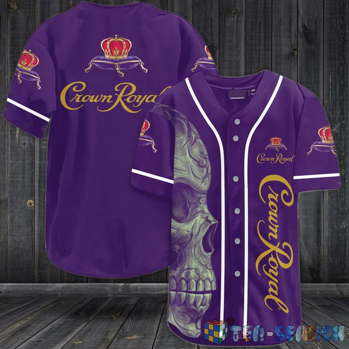 Crown Royal Skull Baseball Jersey Shirt – Hothot 290122
