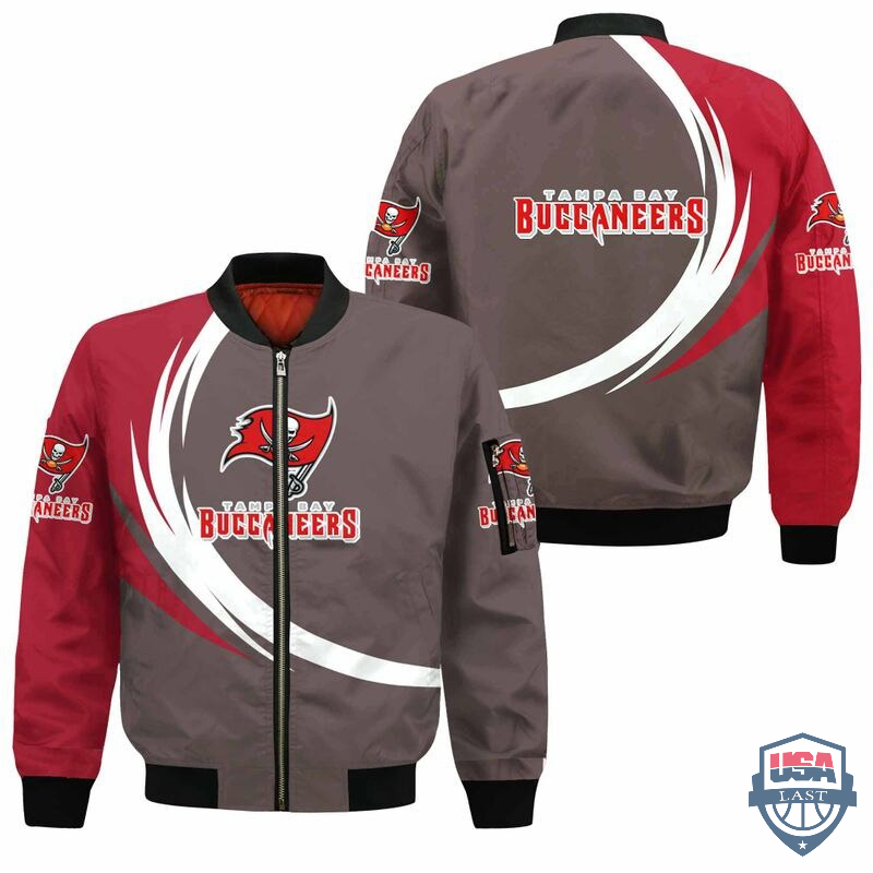 NFL Tampa Bay Buccaneers Curve Design Bomber Jacket – Hothot 260122